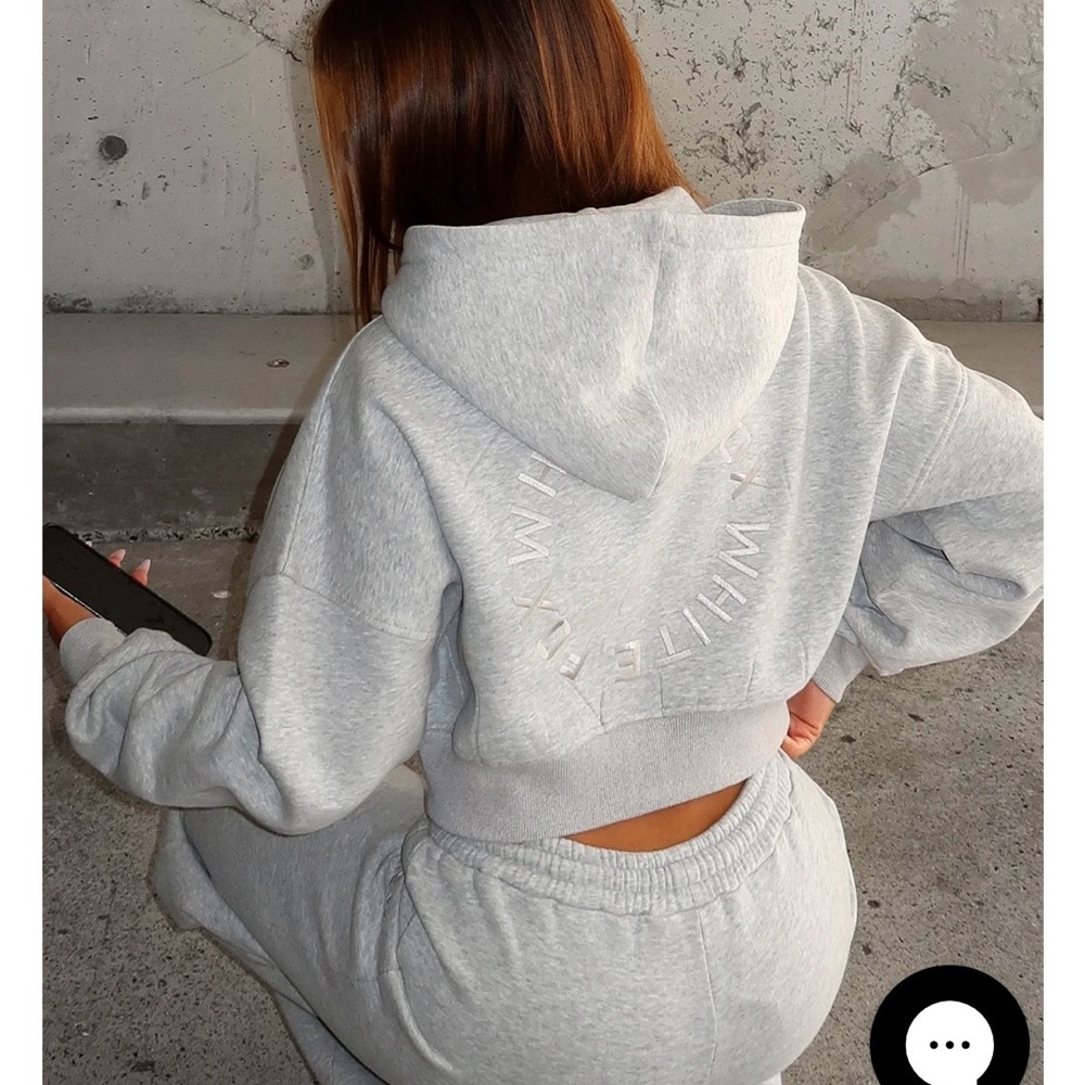 White Fox Boutique Gray Hoodie